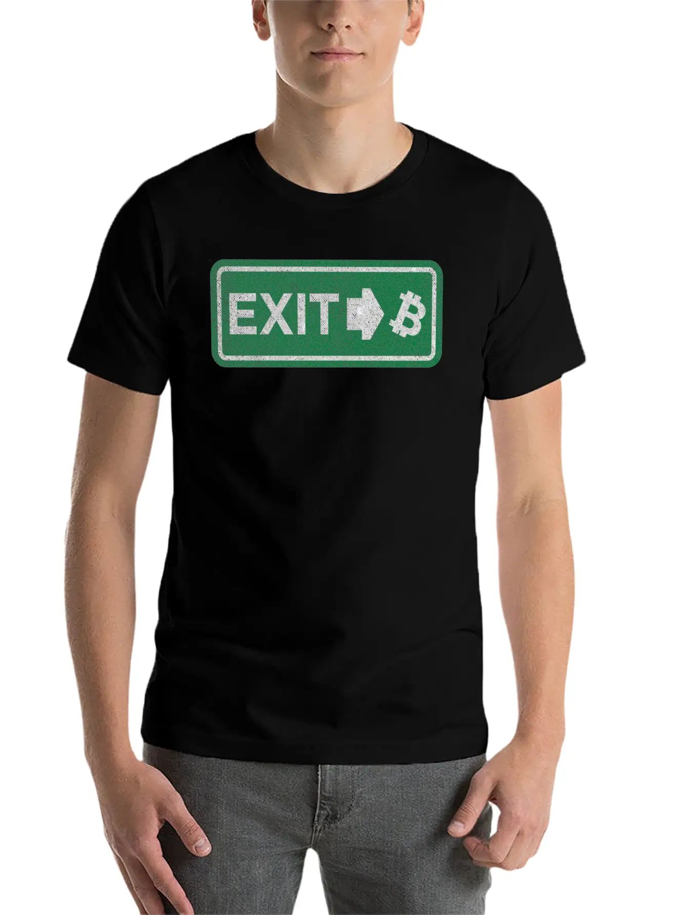 Bitcoin BTC Is The Exit Plan, For Cypherpunks Unisex Casual T-Shirt – Clean Design For Daily Comfort