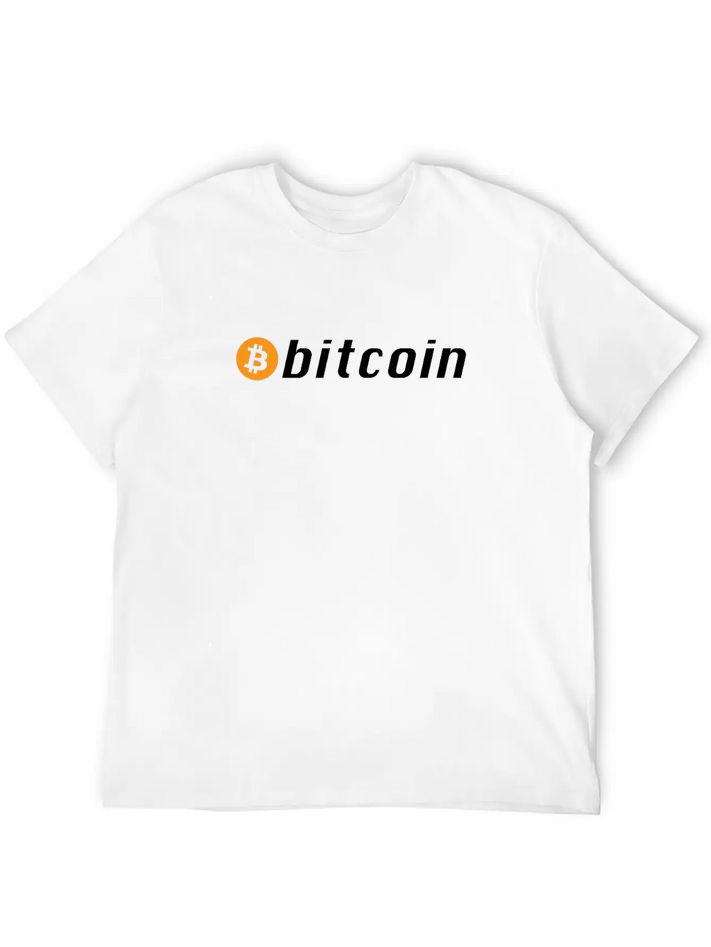 Bitcoin Button - Cryptocurrency Timeless Short Sleeve Tee – Comfy And Minimalist Design