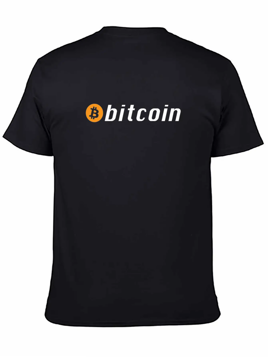 Bitcoin Button - Cryptocurrency Timeless Short Sleeve Tee – Comfy And Minimalist Design