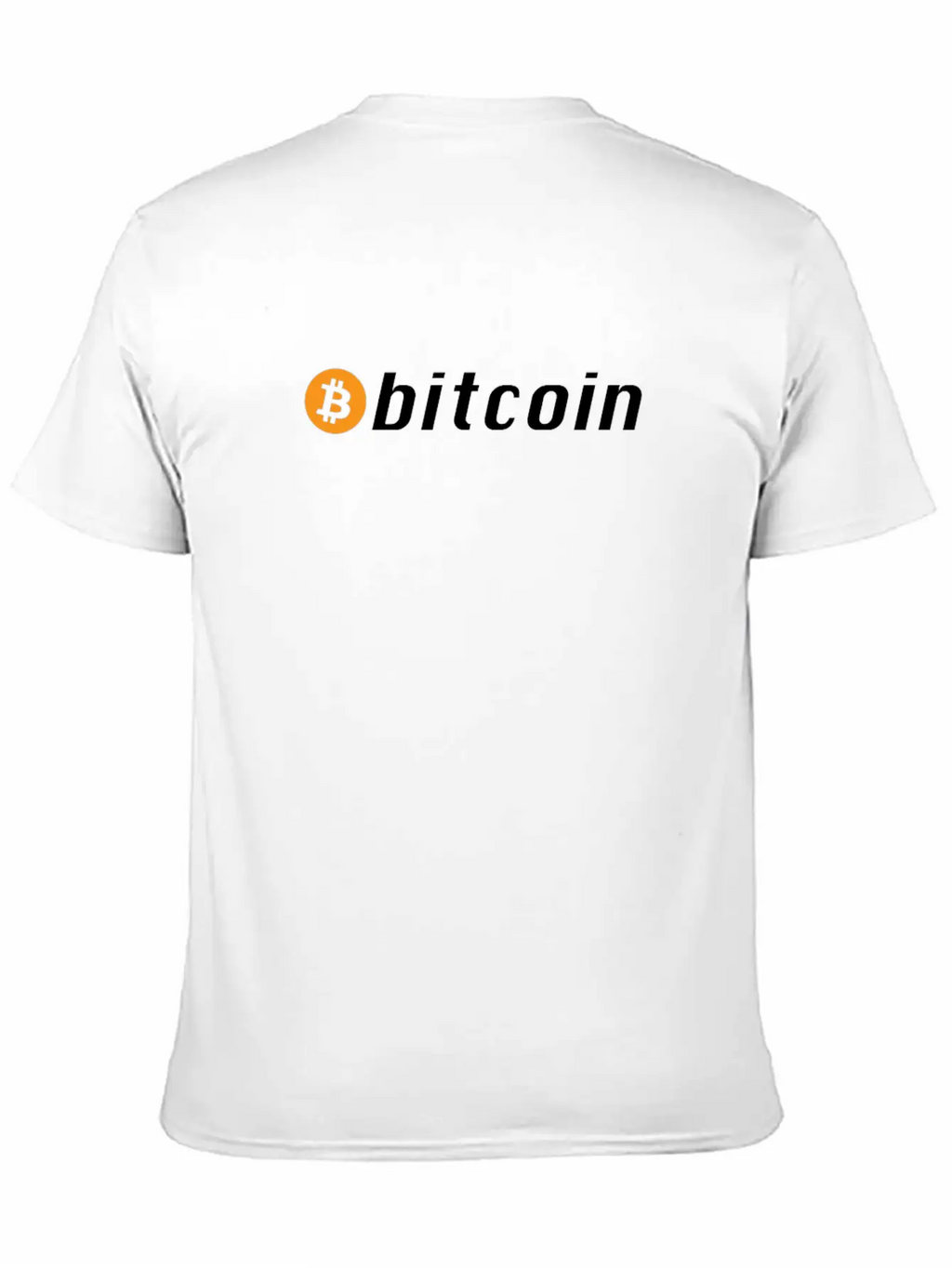 Bitcoin Button - Cryptocurrency Timeless Short Sleeve Tee – Comfy And Minimalist Design