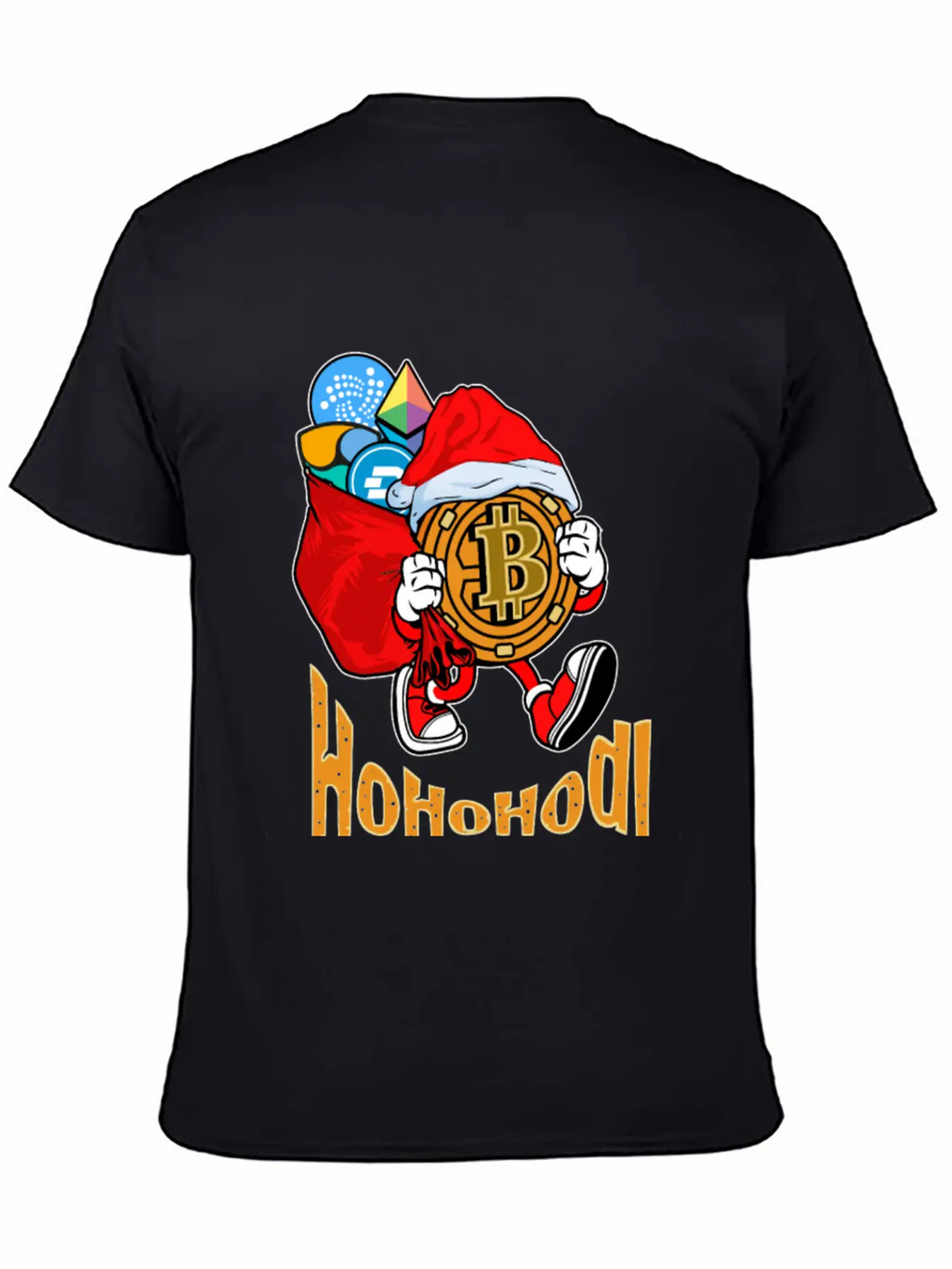 Bitcoin Christmas Timeless Short Sleeve Tee – Comfy And Minimalist Design