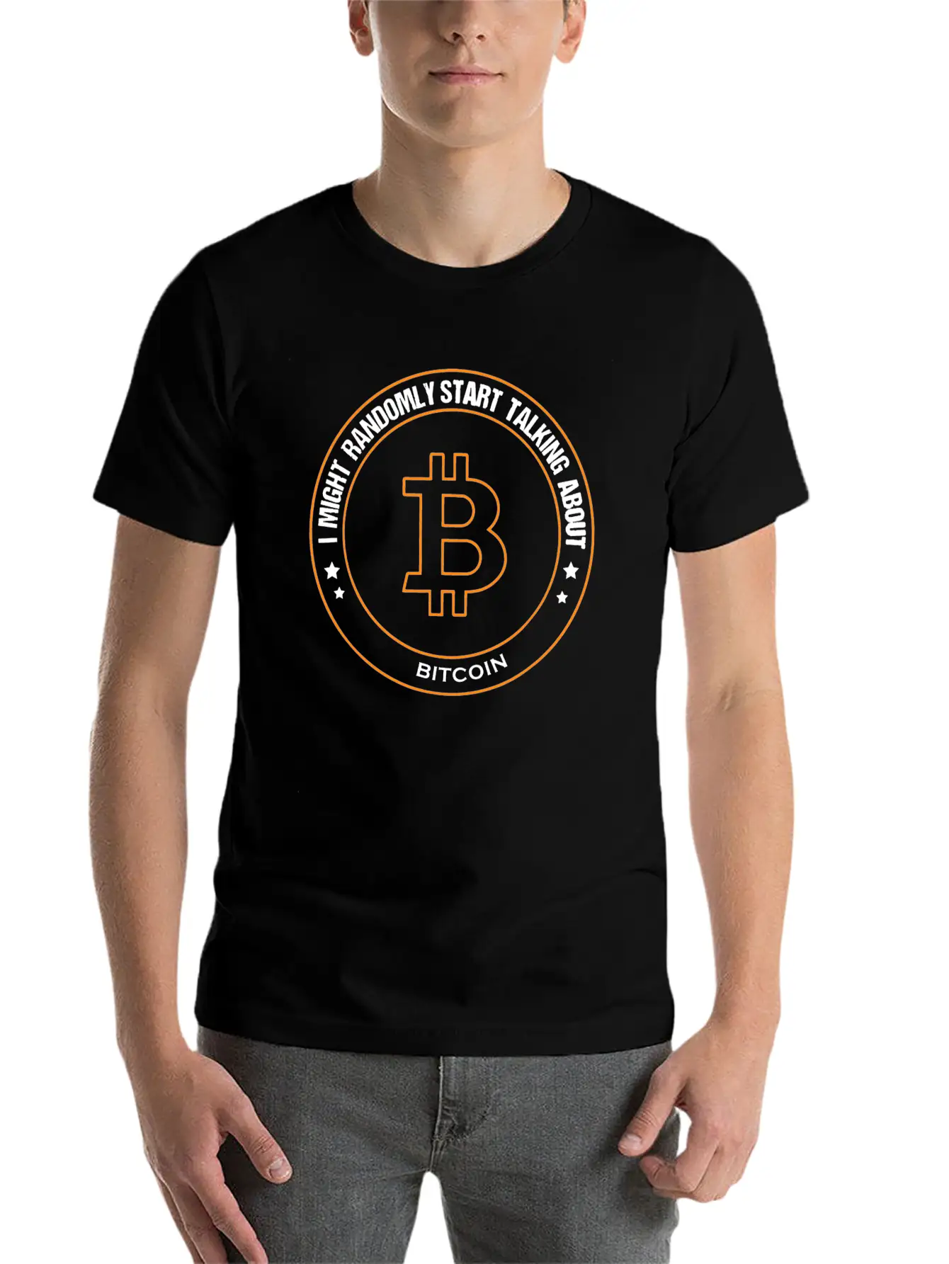 Bitcoin Crypto Blockchain Money Moon Bullrun Essential Cotton Tee For Daily Outfits – Unisex Style