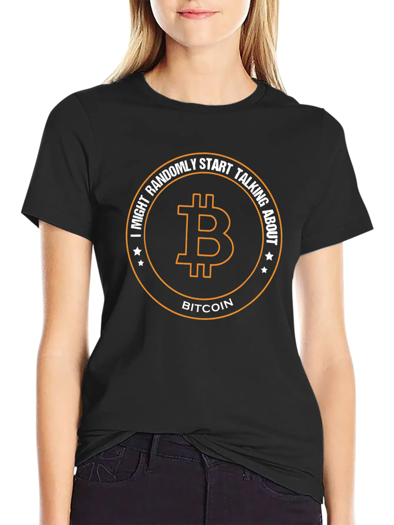 Bitcoin Crypto Blockchain Money Moon Bullrun Essential Cotton Tee For Daily Outfits – Unisex Style