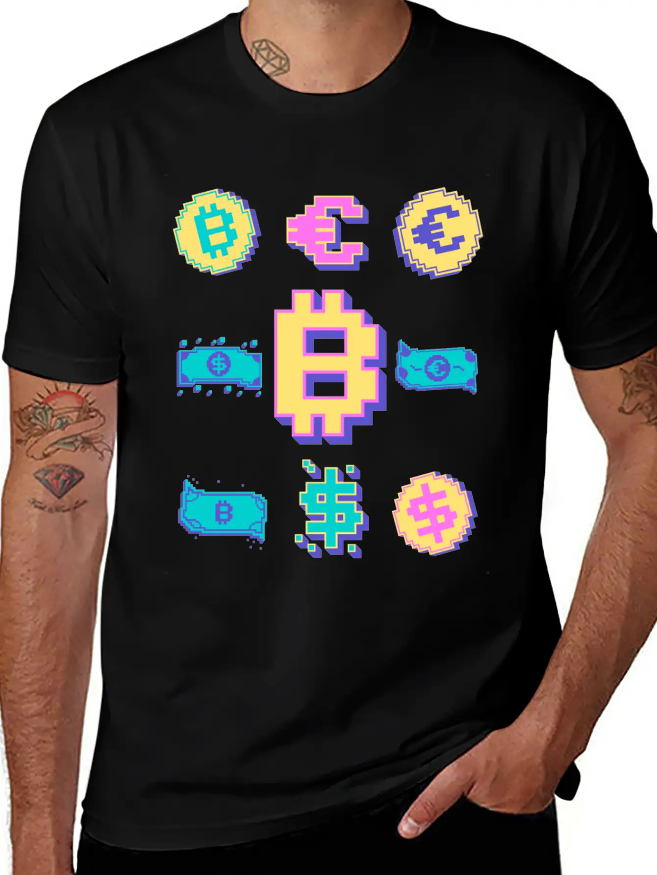 Bitcoin Crypto Btc Blockchain Lovers Crypto Trader Breathable Graphic T-Shirt – Perfect For Casual Days