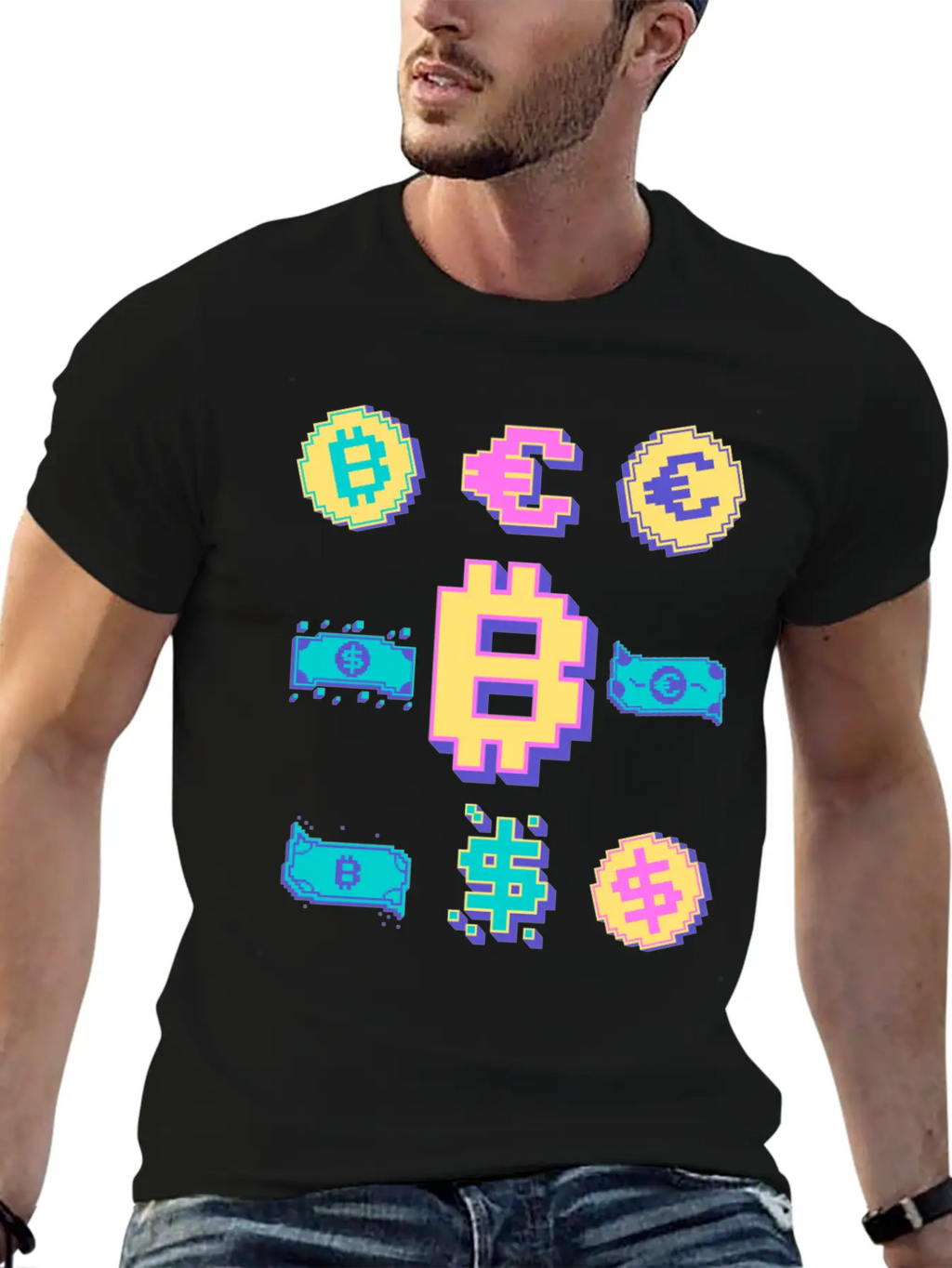 Bitcoin Crypto Btc Blockchain Lovers Crypto Trader Breathable Graphic T-Shirt – Perfect For Casual Days