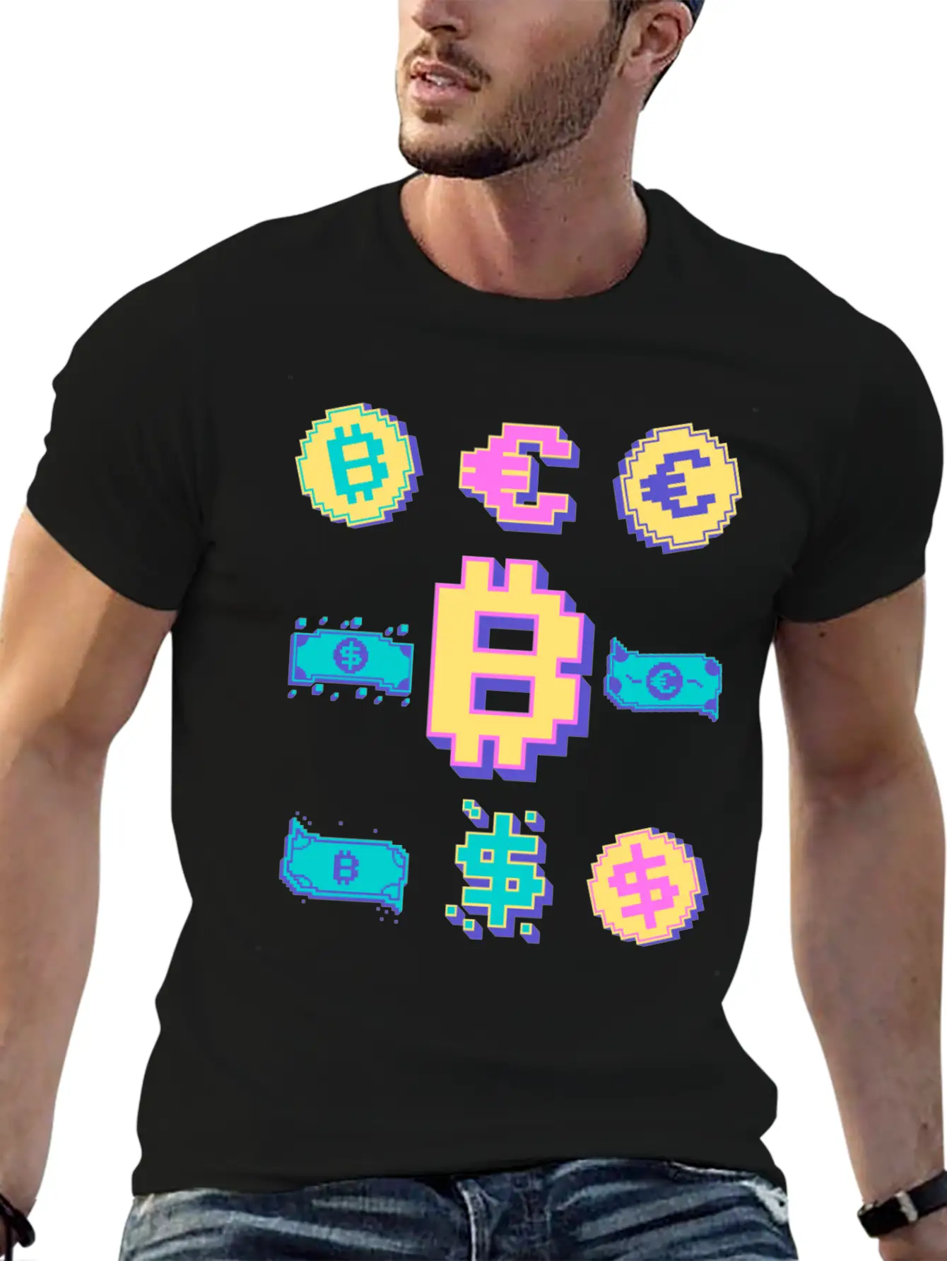 Bitcoin Crypto Btc Blockchain Lovers Crypto Trader Breathable Graphic T-Shirt – Perfect For Casual Days