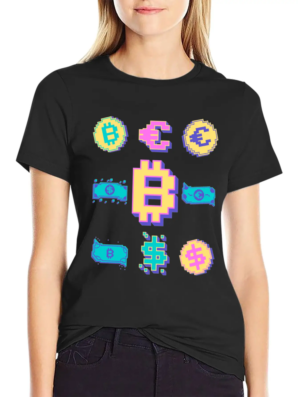 Bitcoin Crypto Btc Blockchain Lovers Crypto Trader Breathable Graphic T-Shirt – Perfect For Casual Days