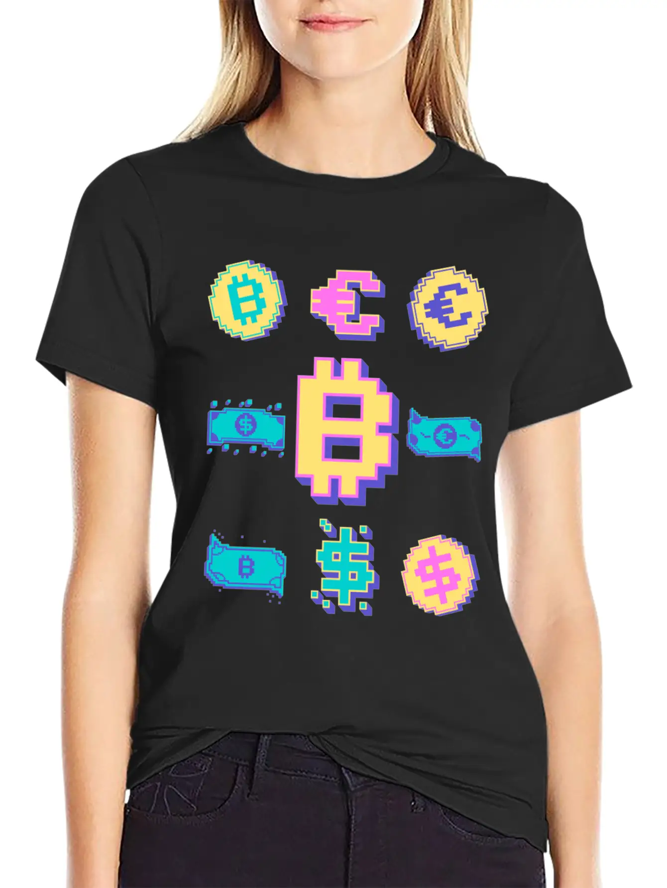 Bitcoin Crypto Btc Blockchain Lovers Crypto Trader Breathable Graphic T-Shirt – Perfect For Casual Days