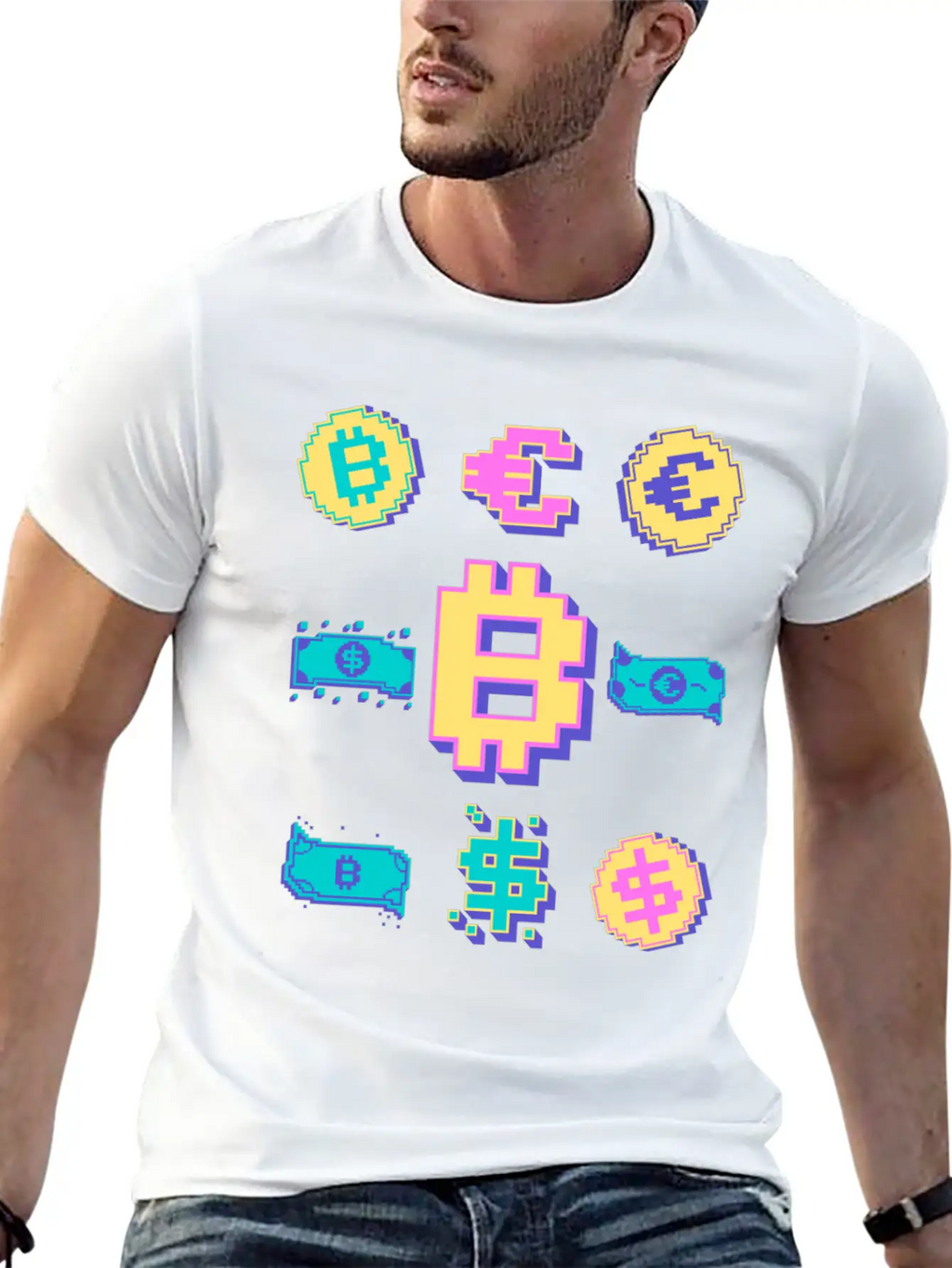 Bitcoin Crypto Btc Blockchain Lovers Crypto Trader Breathable Graphic T-Shirt – Perfect For Casual Days
