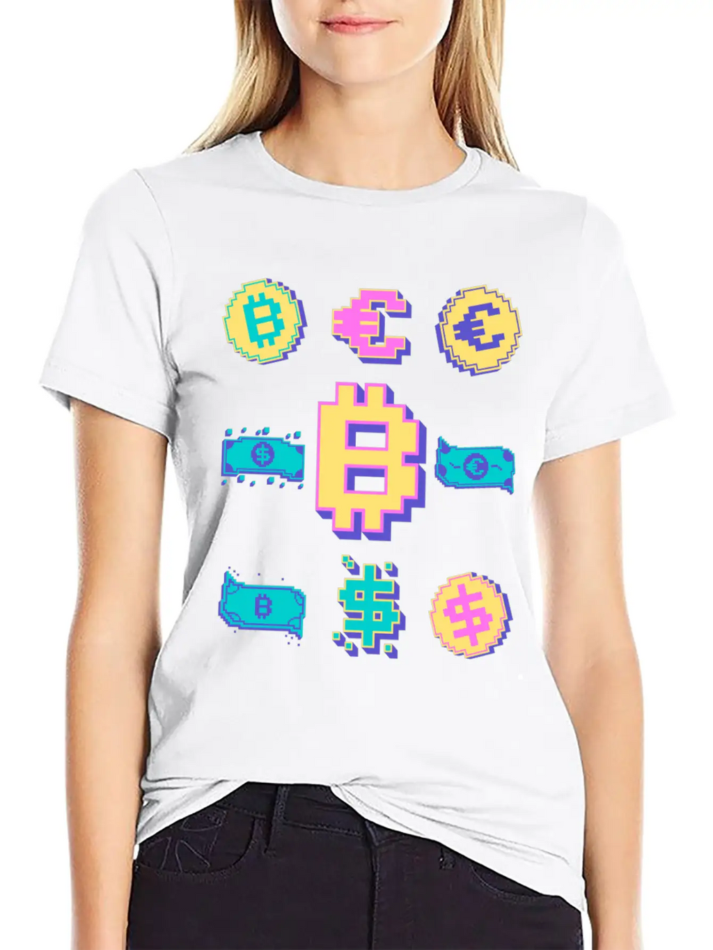 Bitcoin Crypto Btc Blockchain Lovers Crypto Trader Breathable Graphic T-Shirt – Perfect For Casual Days
