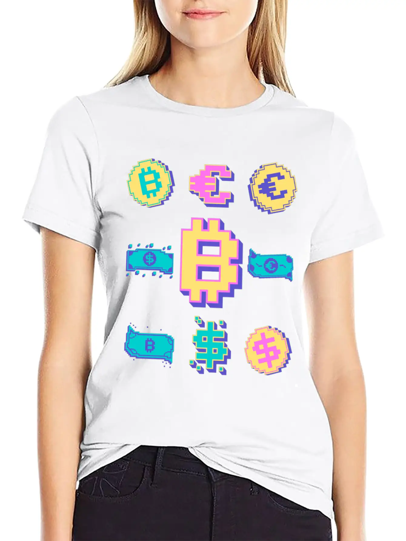 Bitcoin Crypto Btc Blockchain Lovers Crypto Trader Breathable Graphic T-Shirt – Perfect For Casual Days