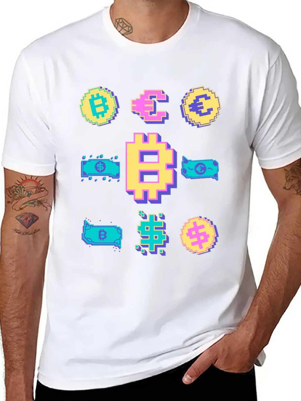 Bitcoin Crypto Btc Blockchain Lovers Crypto Trader Breathable Graphic T-Shirt – Perfect For Casual Days