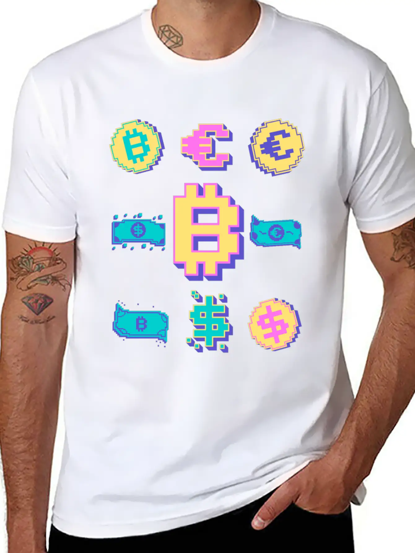 Bitcoin Crypto Btc Blockchain Lovers Crypto Trader Breathable Graphic T-Shirt – Perfect For Casual Days