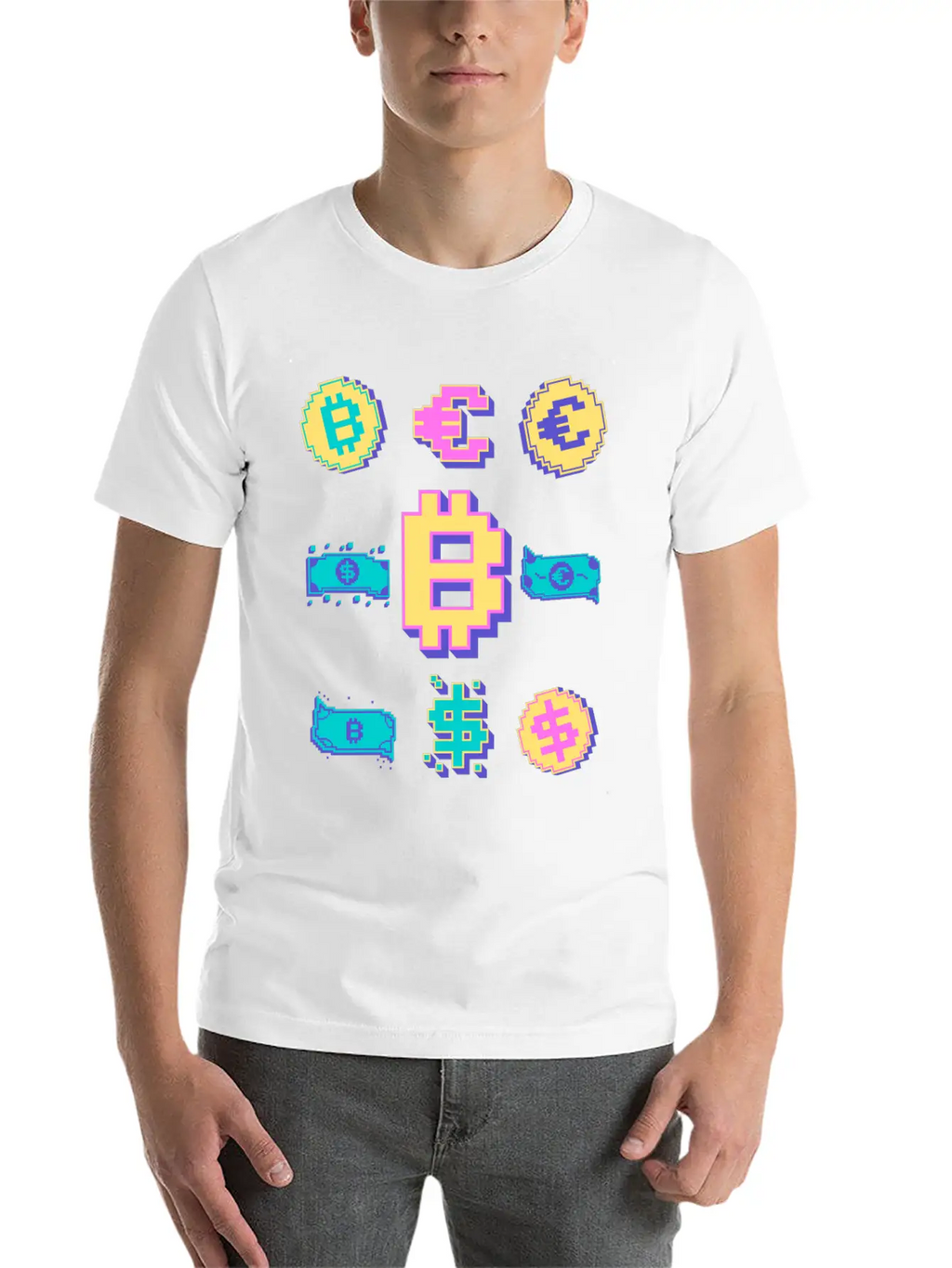 Bitcoin Crypto Btc Blockchain Lovers Crypto Trader Breathable Graphic T-Shirt – Perfect For Casual Days
