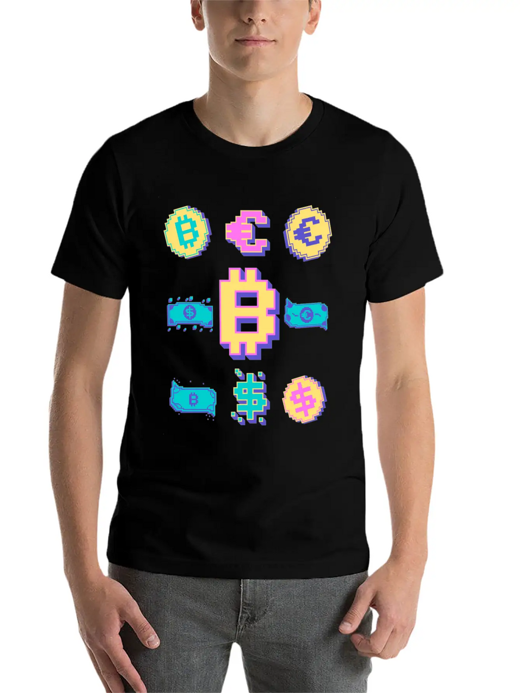 Bitcoin Crypto Btc Blockchain Lovers Crypto Trader Breathable Graphic T-Shirt – Perfect For Casual Days