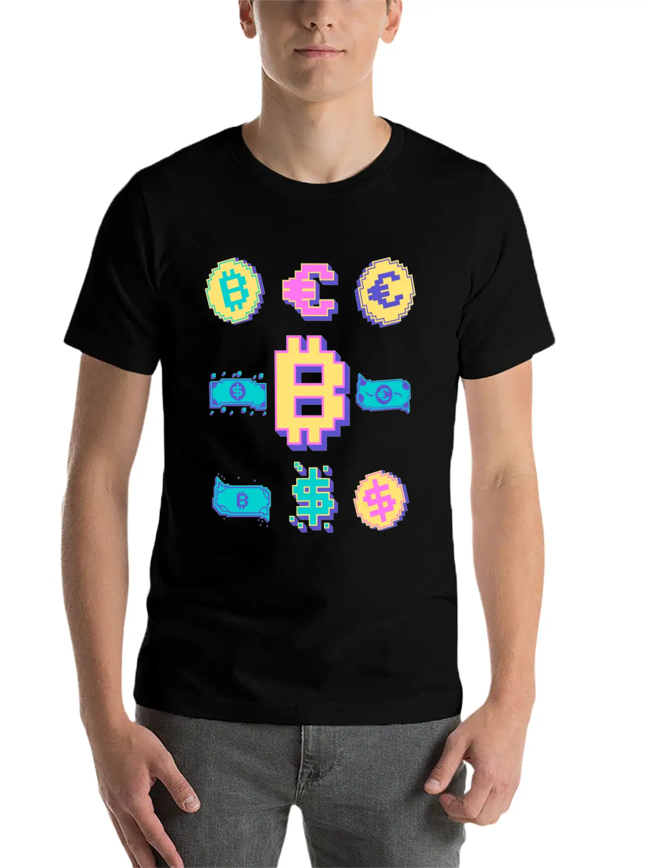 Bitcoin Crypto Btc Blockchain Lovers Crypto Trader Breathable Graphic T-Shirt – Perfect For Casual Days