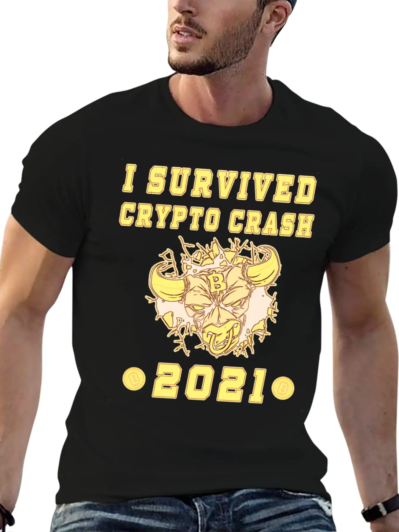Bitcoin Crypto Bull Market Trader Crypto Ethereum Basic Graphic T-Shirt – Daily Comfort In Soft Cotton