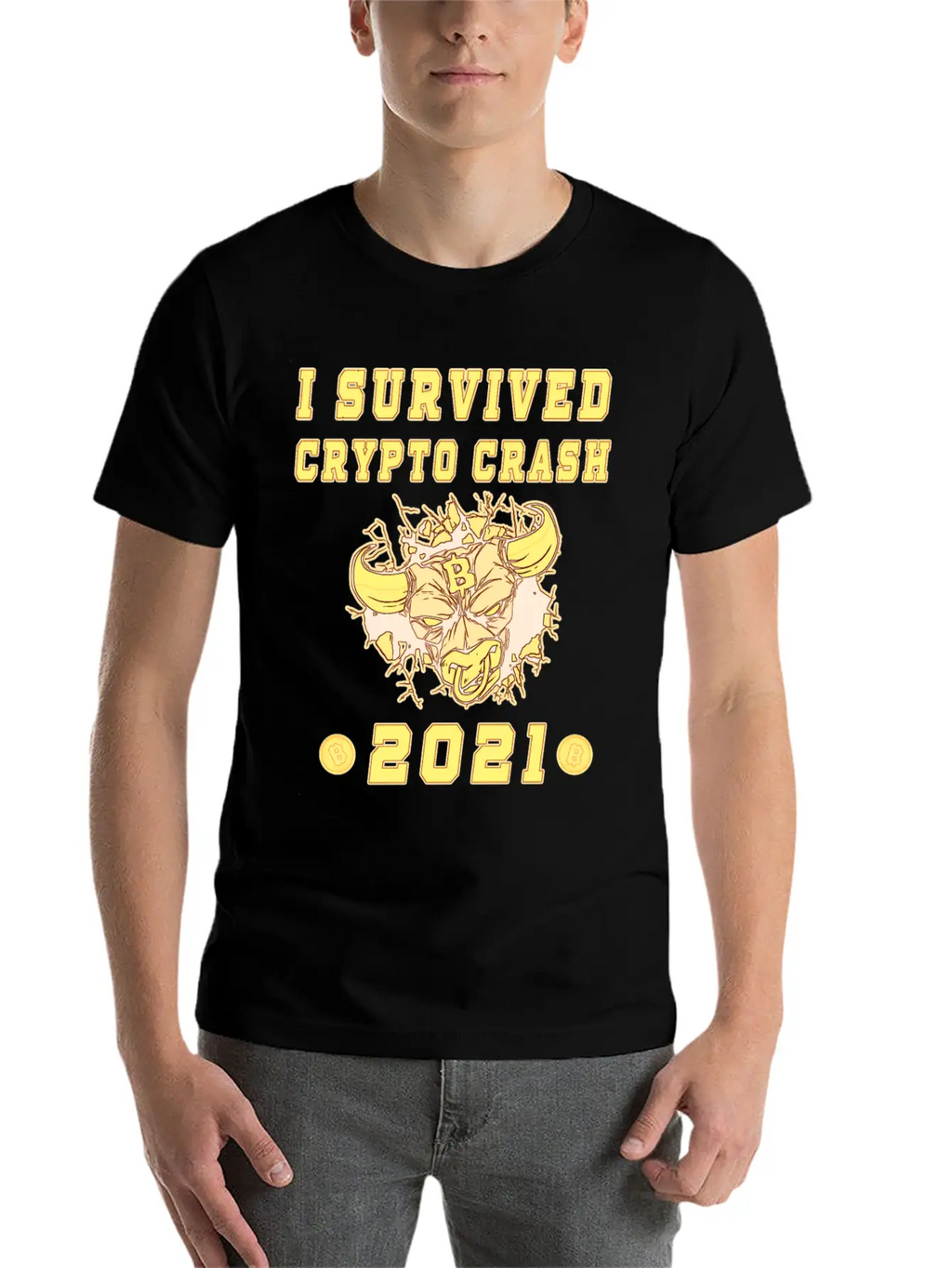 Bitcoin Crypto Bull Market Trader Crypto Ethereum Basic Graphic T-Shirt – Daily Comfort In Soft Cotton