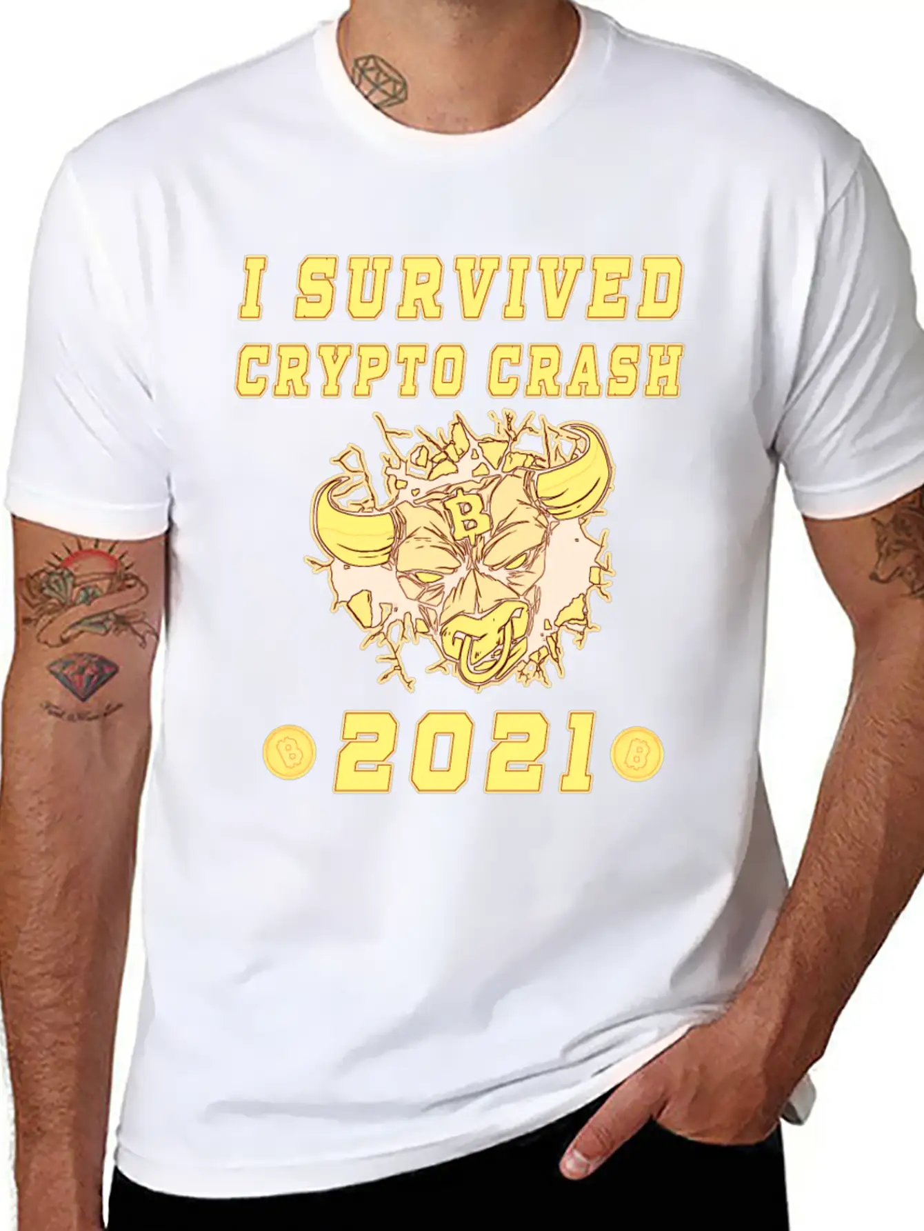 Bitcoin Crypto Bull Market Trader Crypto Ethereum Basic Graphic T-Shirt – Daily Comfort In Soft Cotton