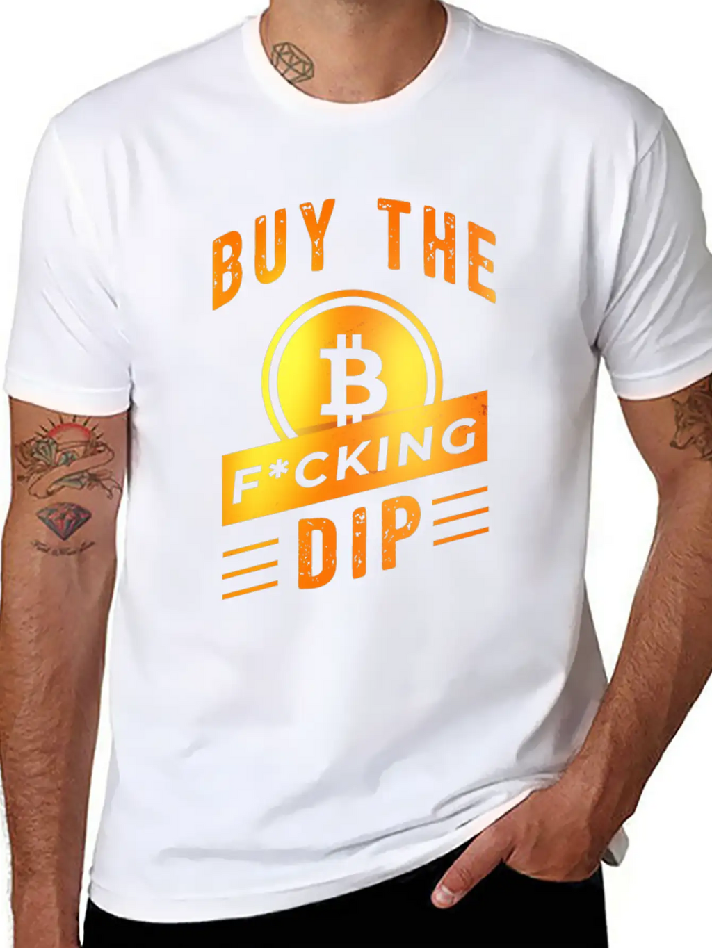 Bitcoin Crypto Father Dad Trader Crypto Bitcoin Basic Graphic T-Shirt – Daily Comfort In Soft Cotton