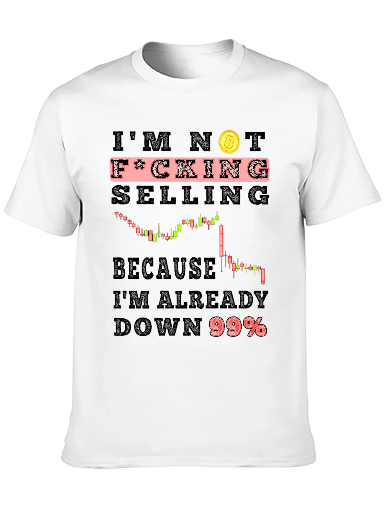 Bitcoin Crypto Father Dad Trader Crypto Trader Stylish Everyday T-Shirt – Unisex Basic Cotton Tee