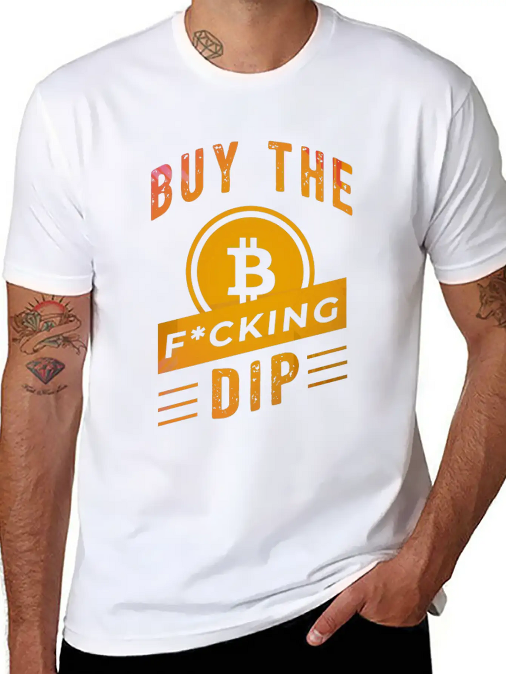Bitcoin Crypto Father Dad Trader Crypto Trading Stylish Everyday T-Shirt – Unisex Basic Cotton Tee