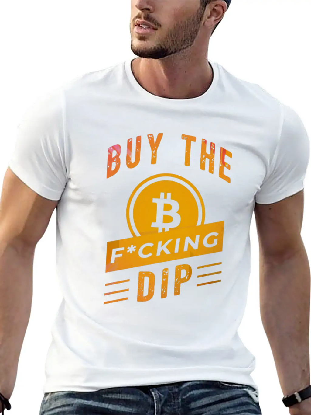 Bitcoin Crypto Father Dad Trader Crypto Trading Stylish Everyday T-Shirt – Unisex Basic Cotton Tee