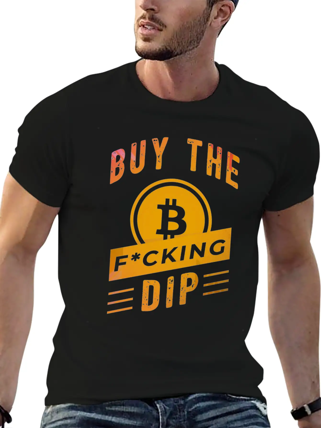 Bitcoin Crypto Father Dad Trader Crypto Trading Stylish Everyday T-Shirt – Unisex Basic Cotton Tee