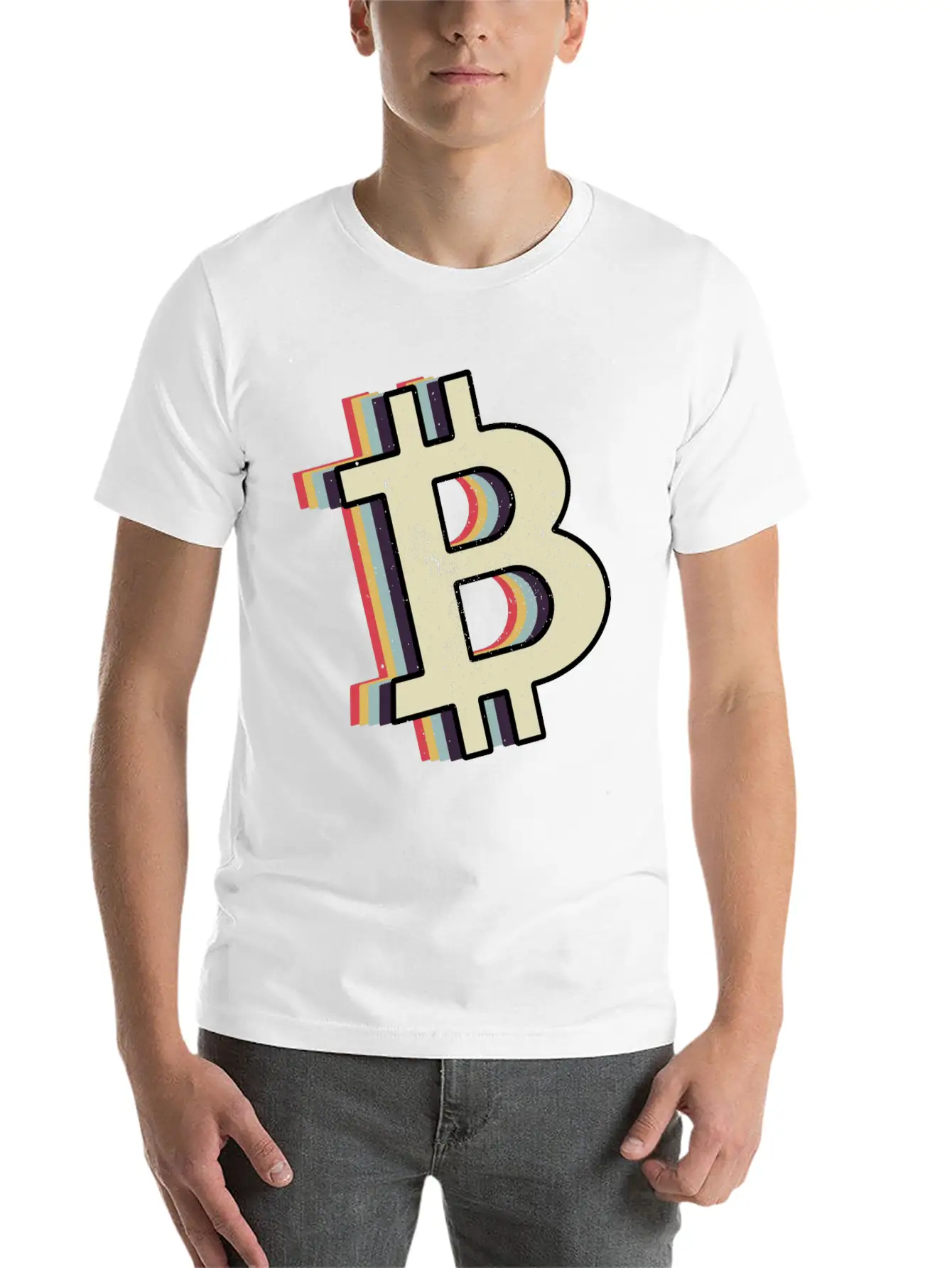 Bitcoin, Crypto Timeless Short Sleeve Tee – Comfy And Minimalist Design