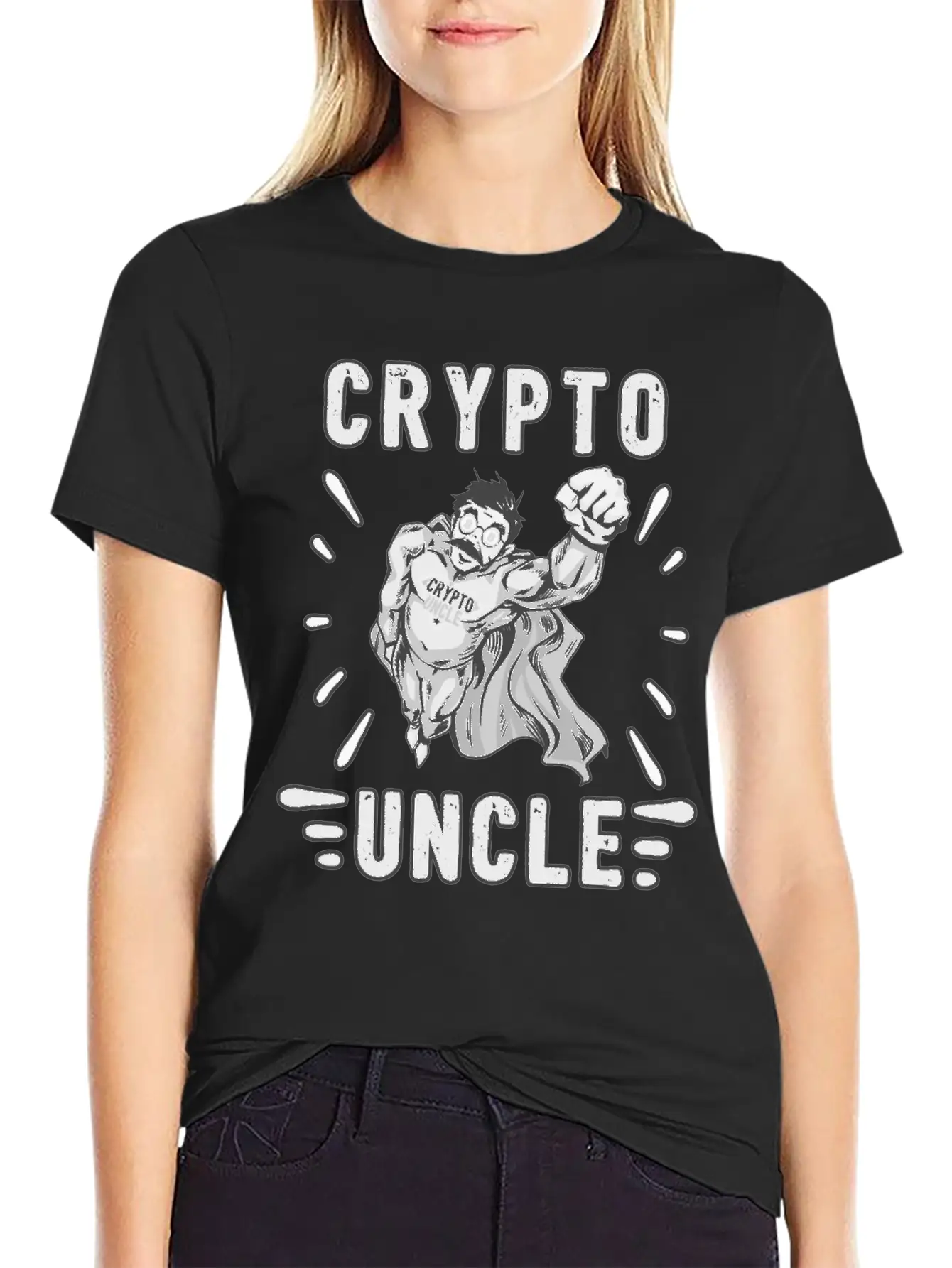 Bitcoin Crypto Uncle Cool Trader Crypto Eth Timeless Short Sleeve Tee – Comfy And Minimalist Design