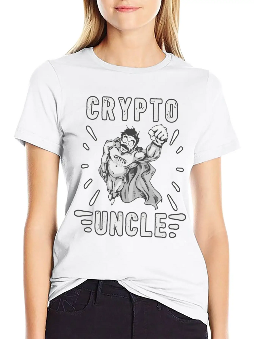 Bitcoin Crypto Uncle Cool Trader Crypto Eth Timeless Short Sleeve Tee – Comfy And Minimalist Design