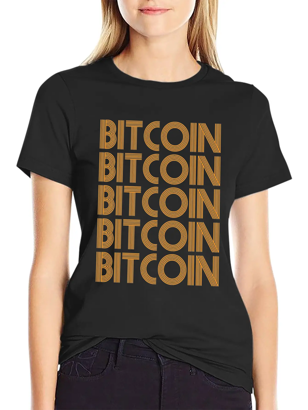Bitcoin Cryptocurrency - Bitcoins Breathable Soft Cotton T-Shirt – Timeless Casual Look