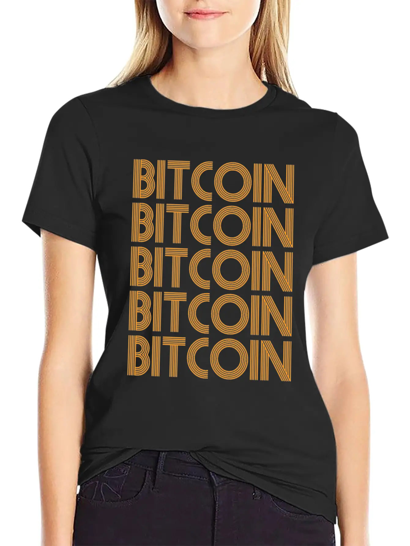 Bitcoin Cryptocurrency - Bitcoins Breathable Soft Cotton T-Shirt – Timeless Casual Look