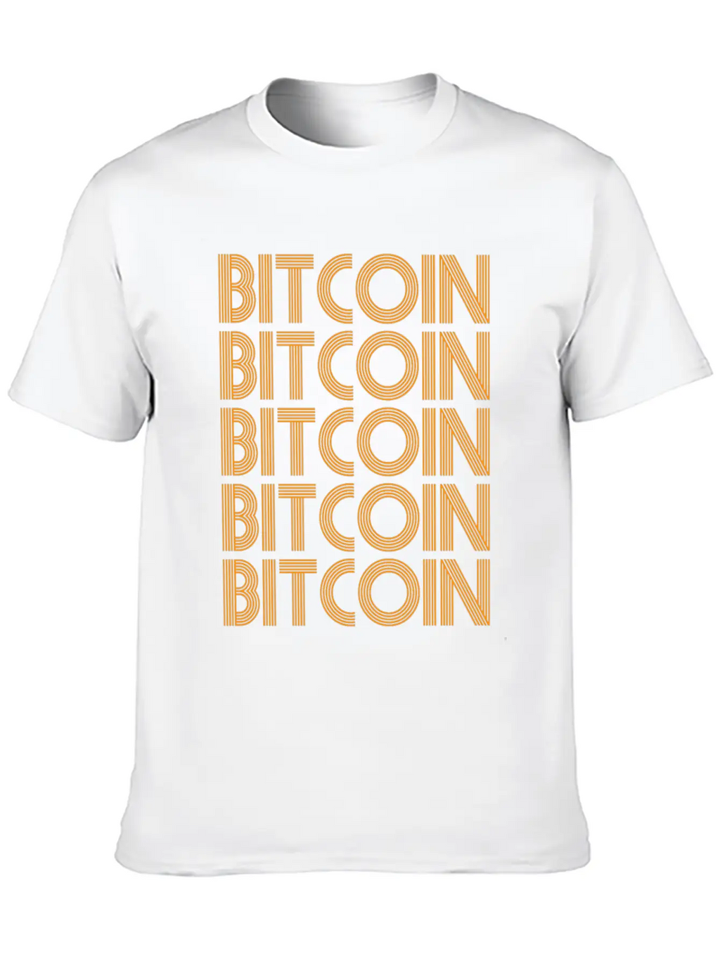Bitcoin Cryptocurrency - Bitcoins Breathable Soft Cotton T-Shirt – Timeless Casual Look