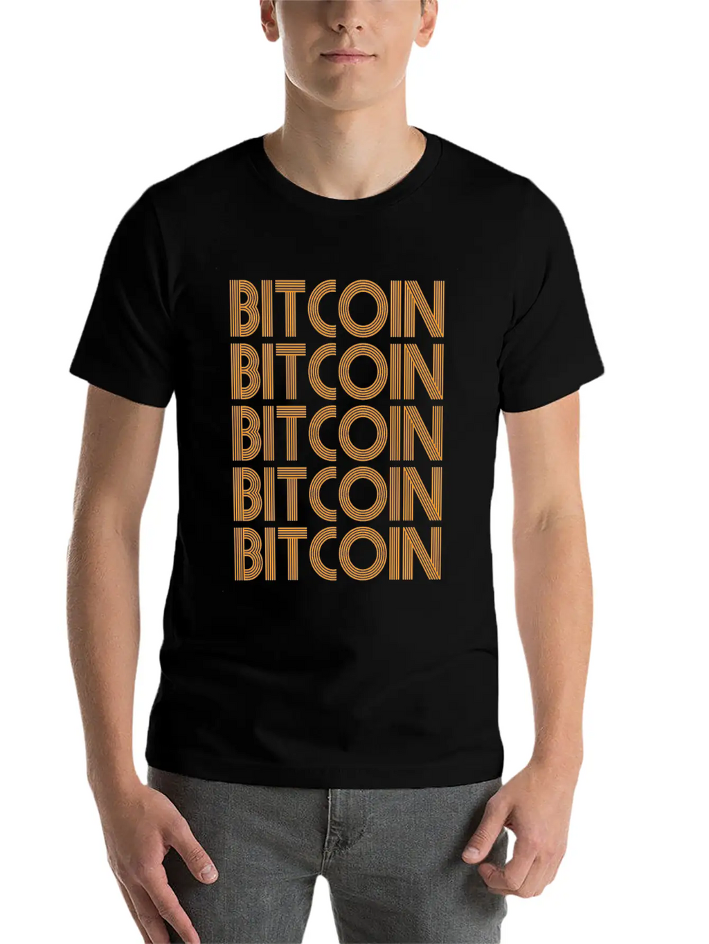Bitcoin Cryptocurrency - Bitcoins Breathable Soft Cotton T-Shirt – Timeless Casual Look