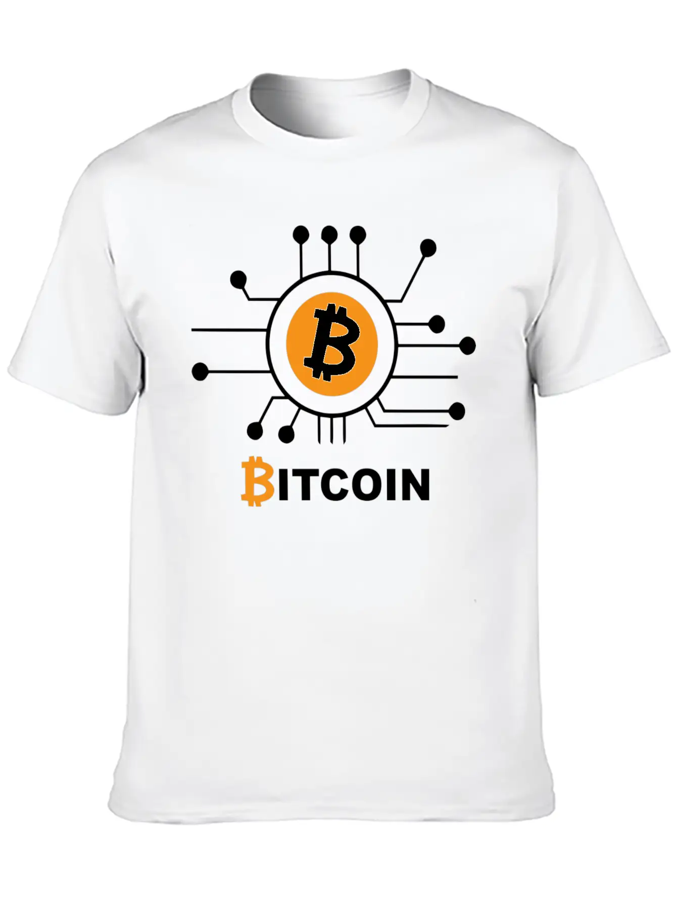 Bitcoin Cryptocurrency Timeless Short Sleeve Tee – Comfy And Minimalist Design