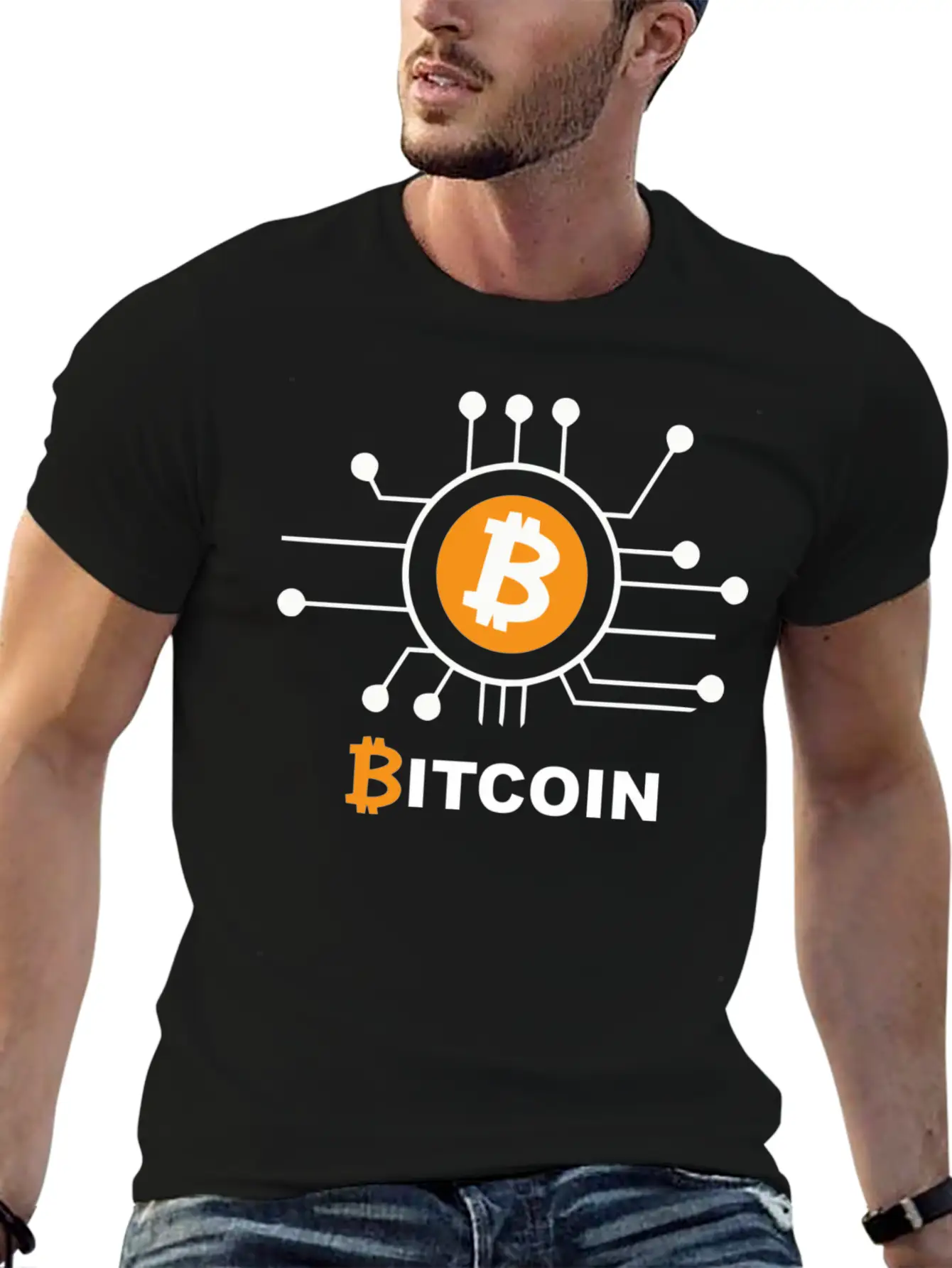 Bitcoin Cryptocurrency Timeless Short Sleeve Tee – Comfy And Minimalist Design