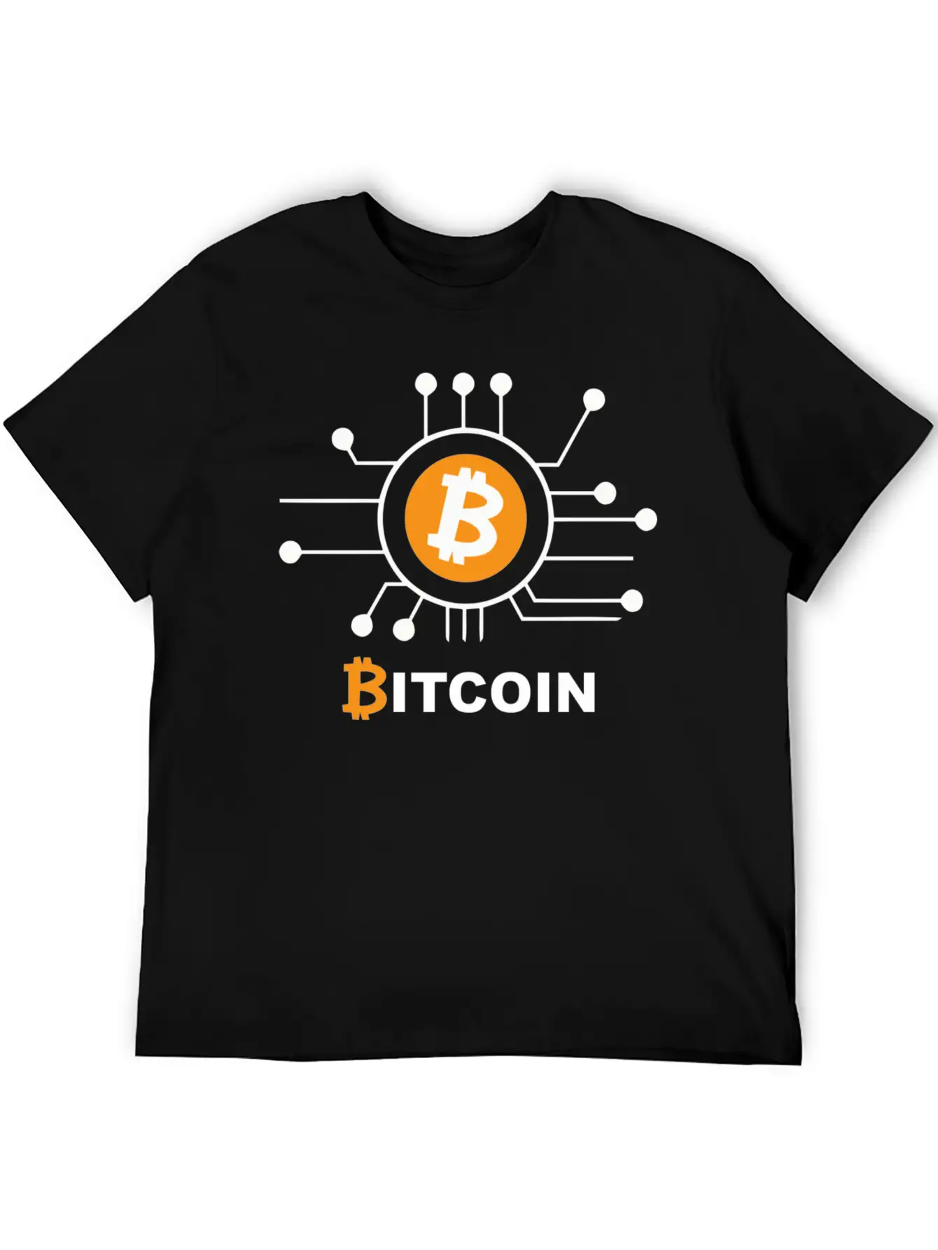 Bitcoin Cryptocurrency Unisex Casual T-Shirt – Clean Design For Daily Comfort