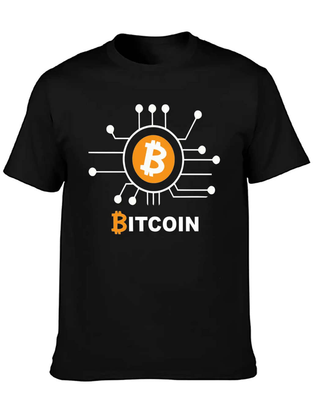Bitcoin Cryptocurrency Unisex Casual T-Shirt – Clean Design For Daily Comfort