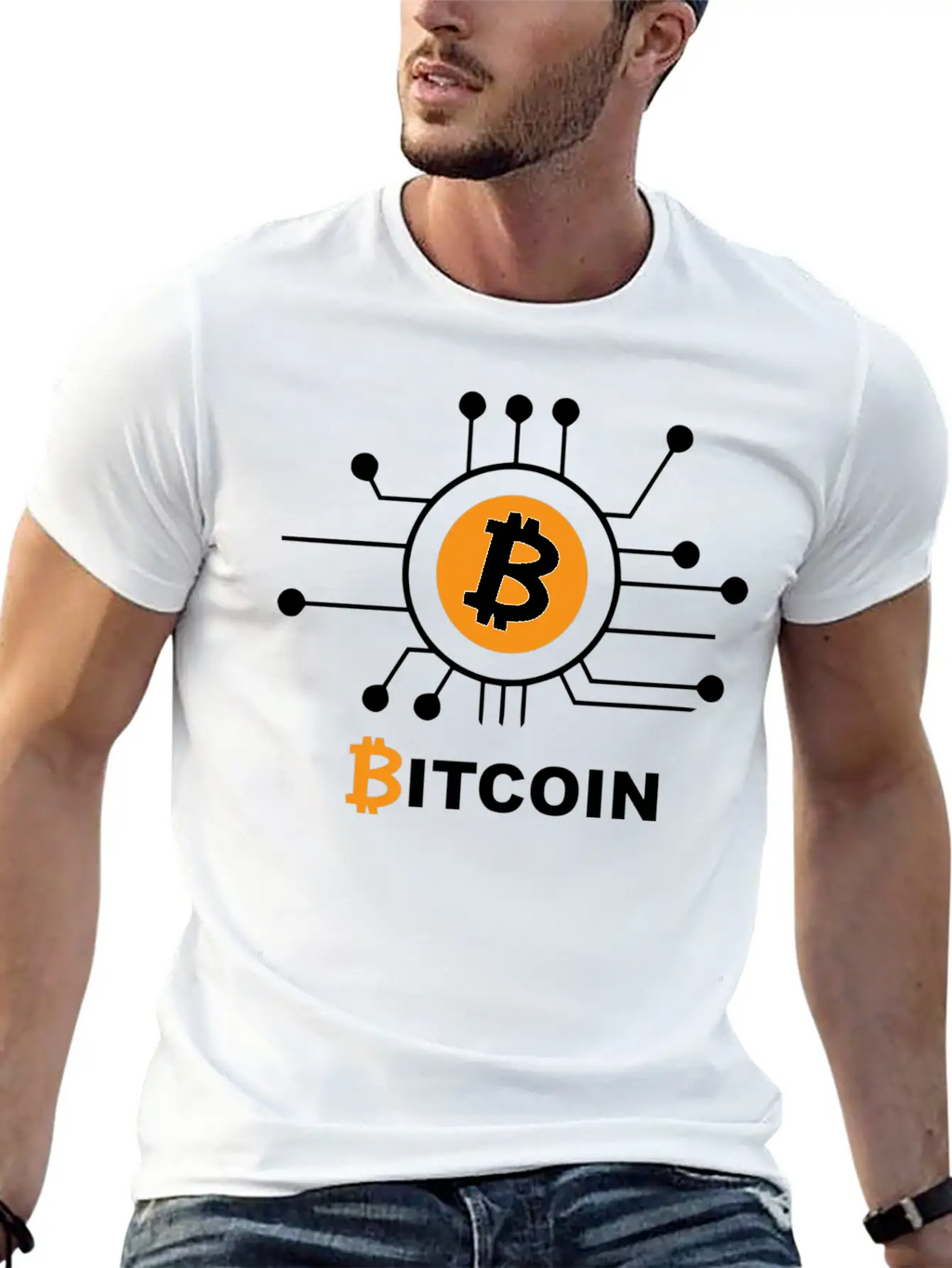 Bitcoin Cryptocurrency Unisex Casual T-Shirt – Clean Design For Daily Comfort