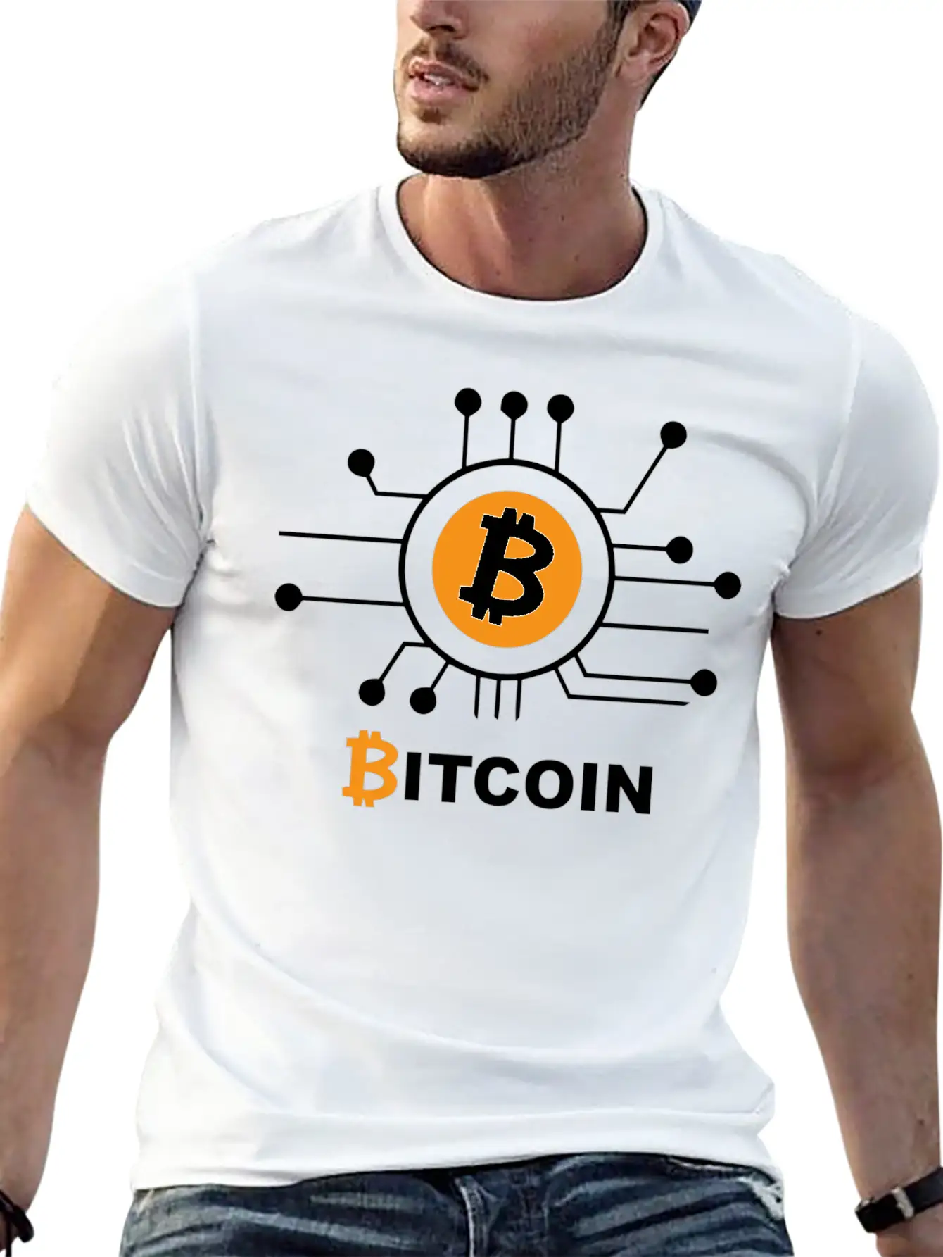 Bitcoin Cryptocurrency Unisex Casual T-Shirt – Clean Design For Daily Comfort