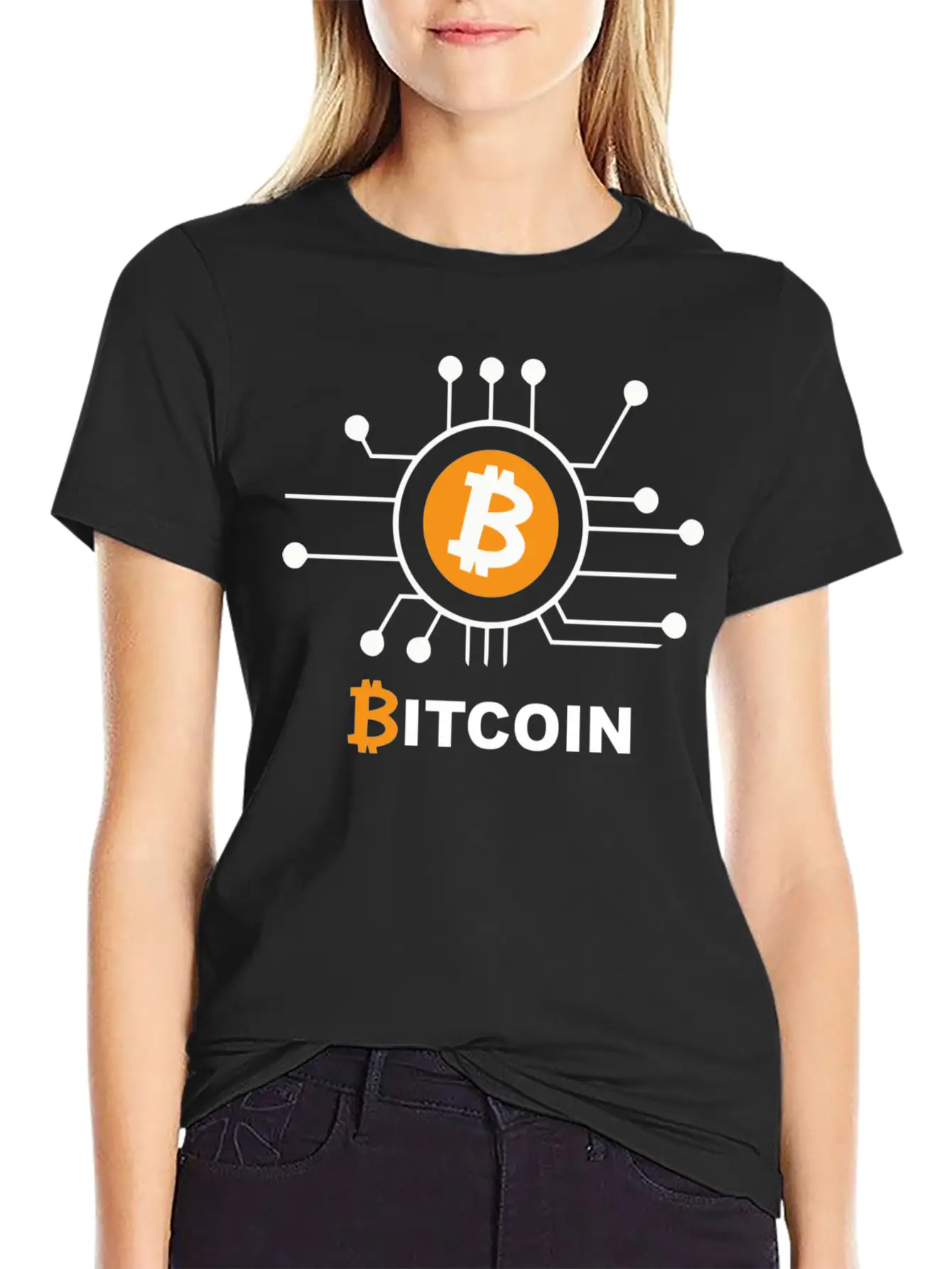 Bitcoin Cryptocurrency Unisex Casual T-Shirt – Clean Design For Daily Comfort