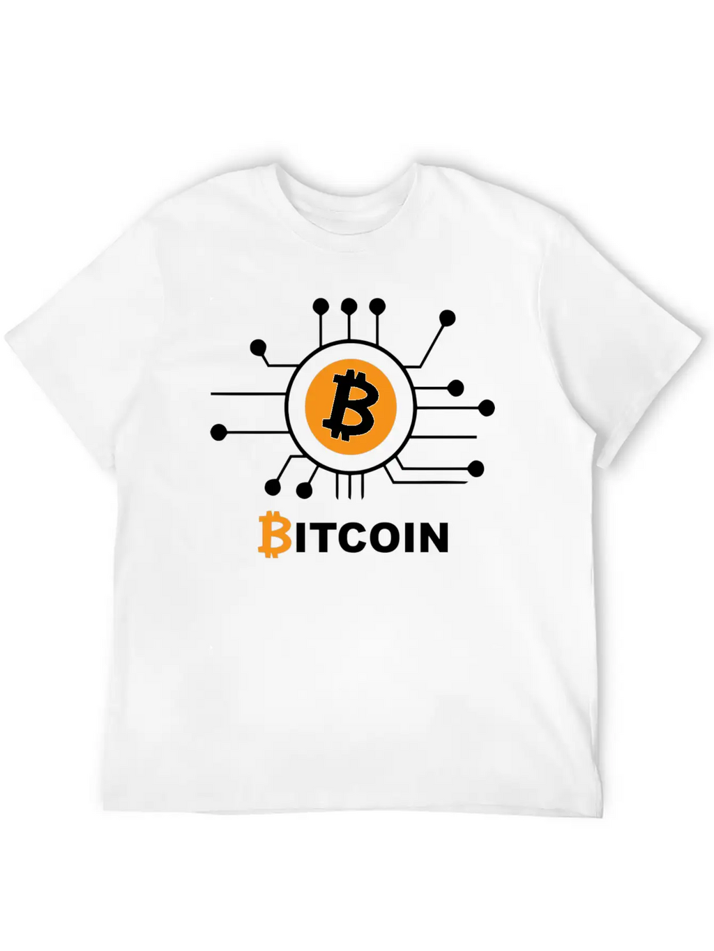 Bitcoin Cryptocurrency Unisex Casual T-Shirt – Clean Design For Daily Comfort