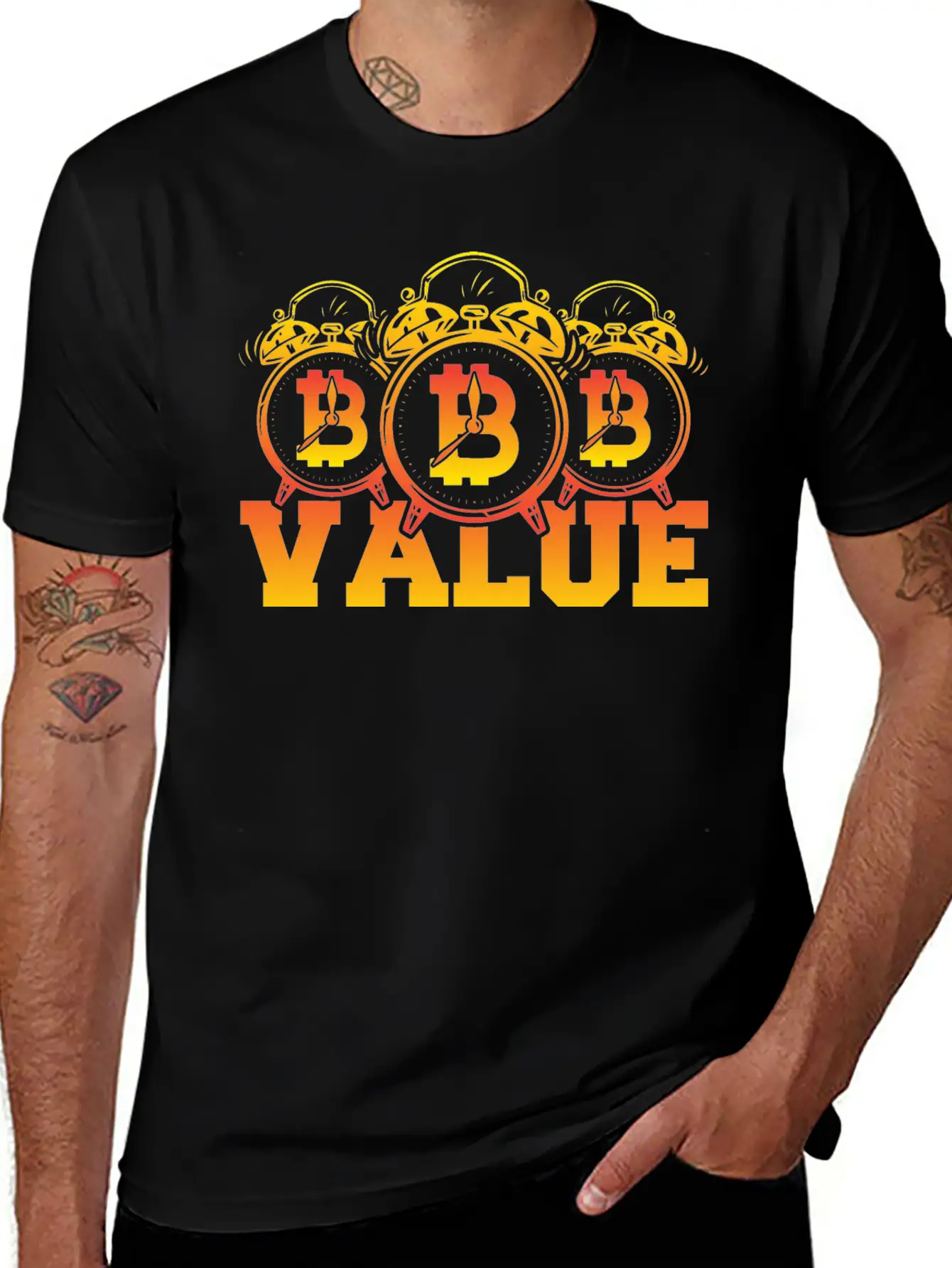 Bitcoin, Dollar, Value, Prediction Timeless Short Sleeve Tee – Comfy And Minimalist Design