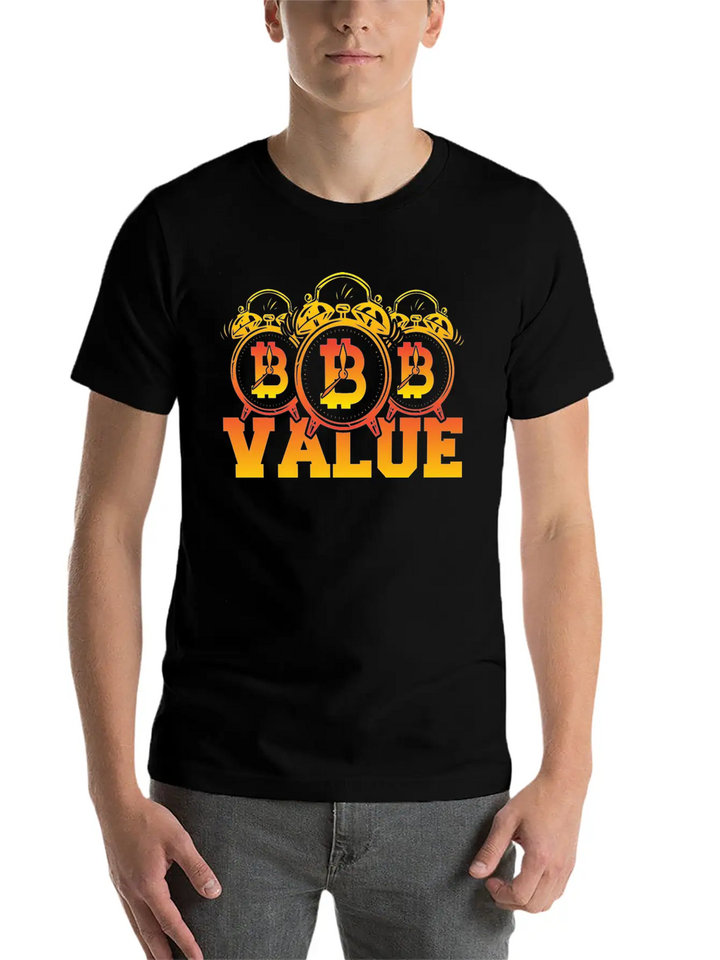 Bitcoin, Dollar, Value, Prediction Timeless Short Sleeve Tee – Comfy And Minimalist Design