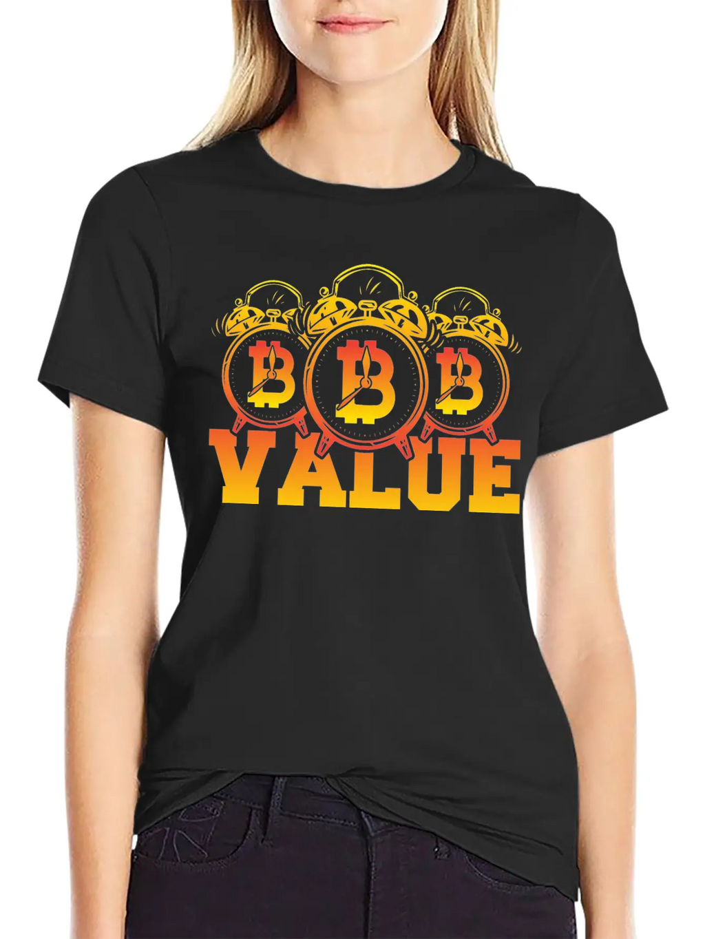 Bitcoin, Dollar, Value, Prediction Timeless Short Sleeve Tee – Comfy And Minimalist Design