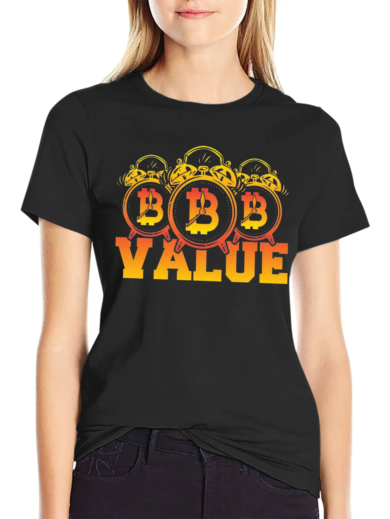 Bitcoin, Dollar, Value, Prediction Timeless Short Sleeve Tee – Comfy And Minimalist Design