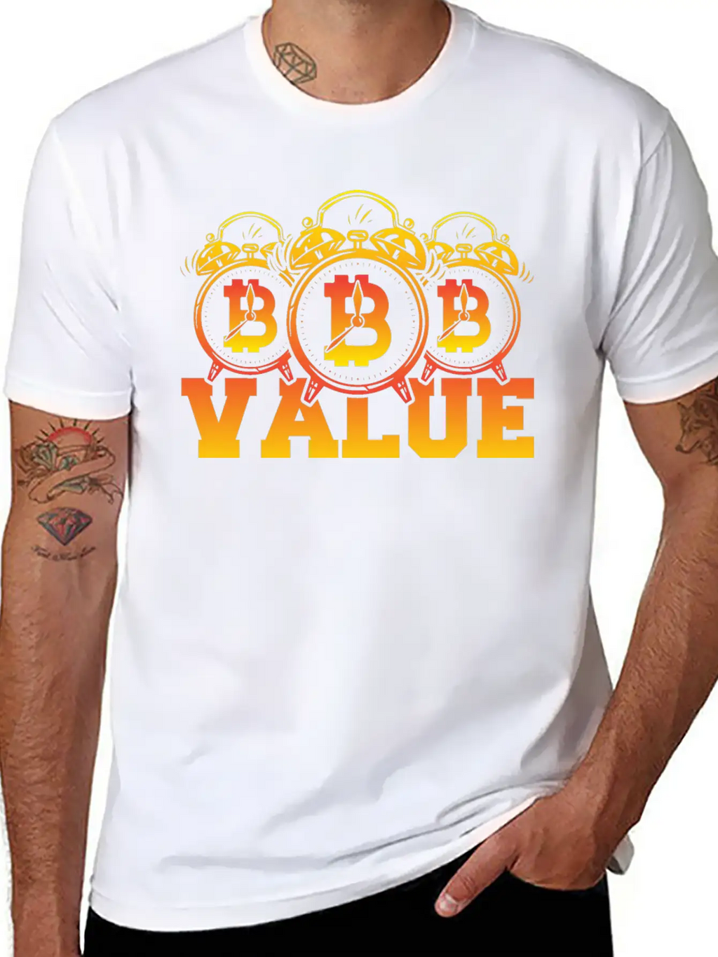 Bitcoin, Dollar, Value, Prediction Timeless Short Sleeve Tee – Comfy And Minimalist Design