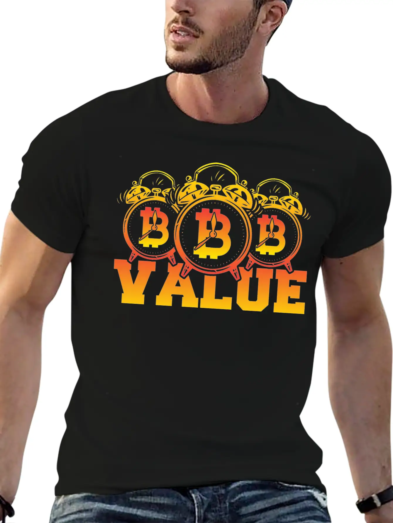 Bitcoin, Dollar, Value, Prediction Timeless Short Sleeve Tee – Comfy And Minimalist Design
