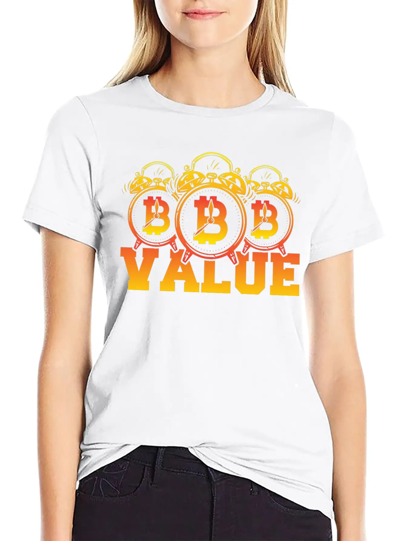 Bitcoin, Dollar, Value, Prediction Timeless Short Sleeve Tee – Comfy And Minimalist Design